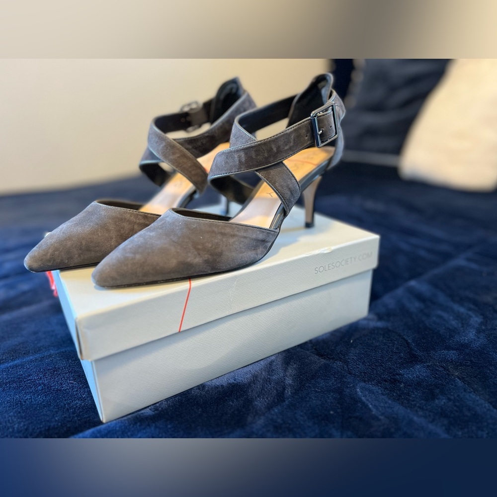 Sole Society suede heels